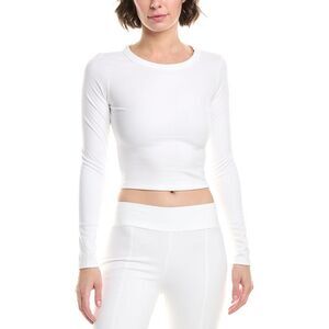 Brook + Lynn Womens  Long Sleeve Knit, White
